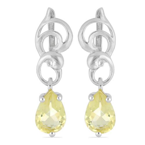 PENDIENTES CT LEMON TOPAZ PLATA DE LEY